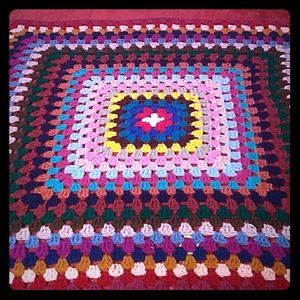 Crochet afghan